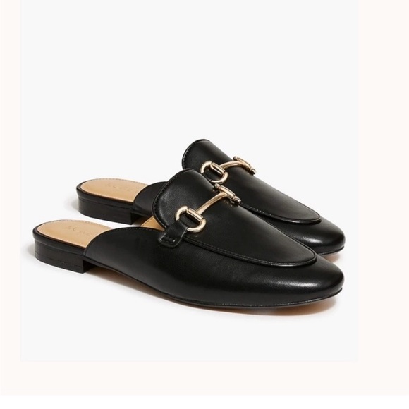 J. Crew Black Mule Loafers Size 8 NWT - Picture 2 of 12